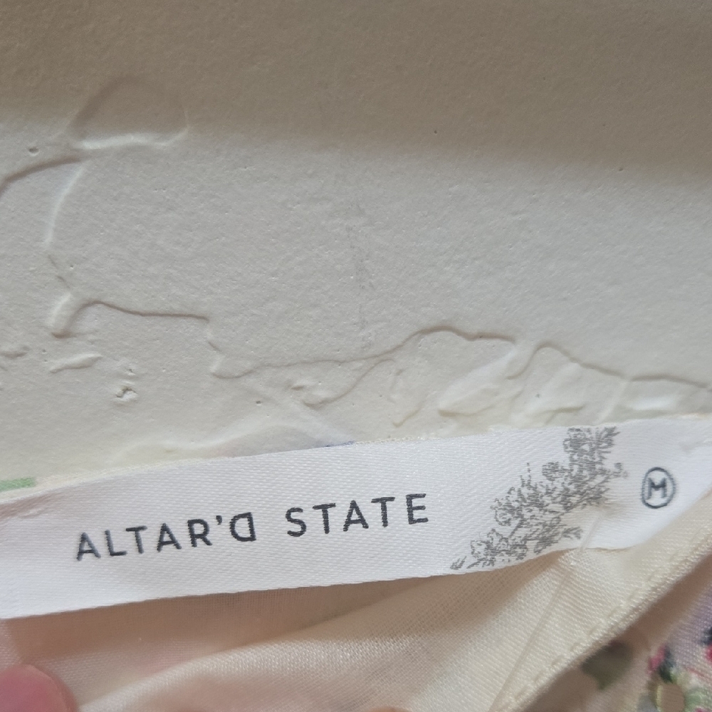 Altar'd State Floral Ruffle Strap Dress - Picture 2 of 12